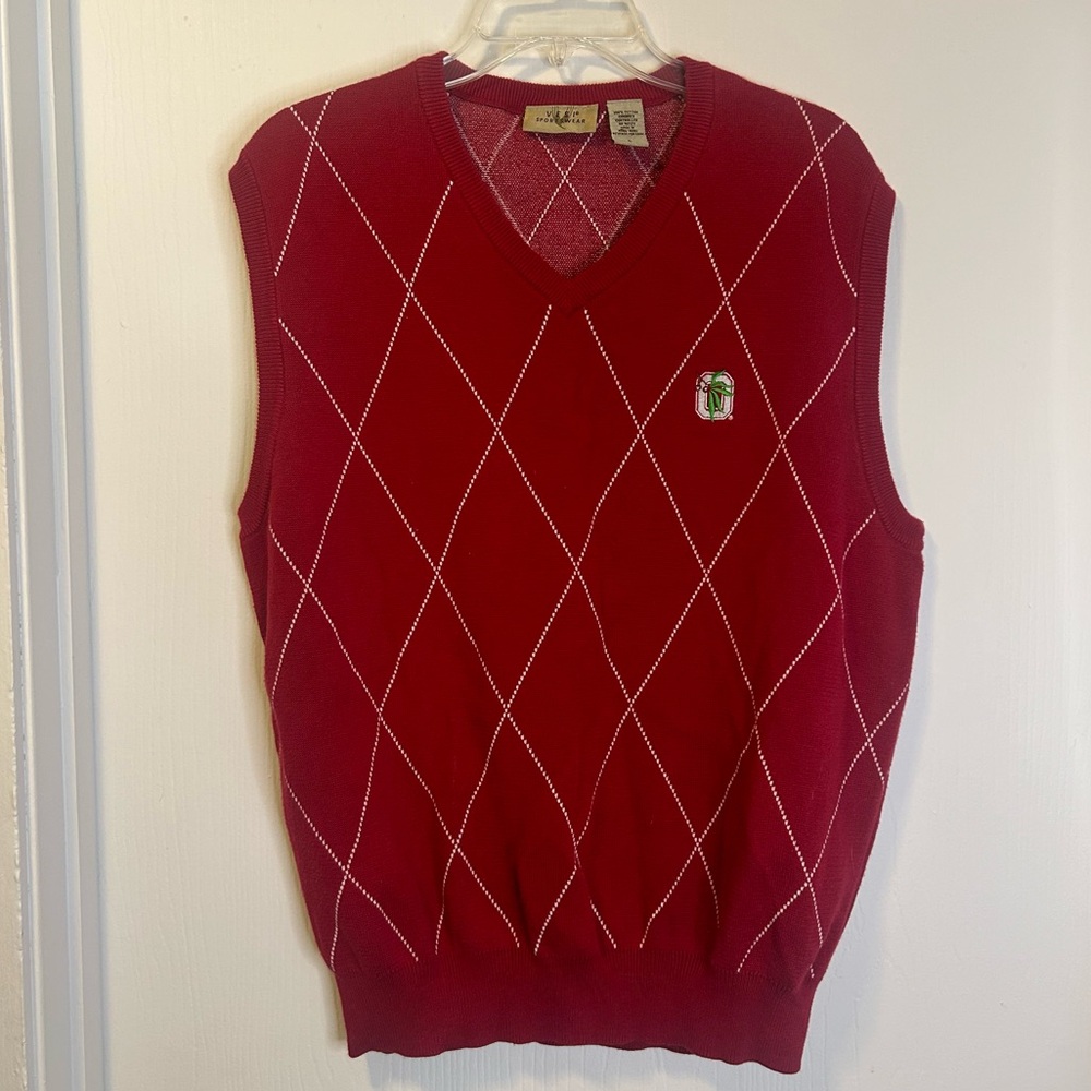 Vesi Sportswear Men's Sweater 100% Cotton Ohio‎ State Sweater Vest, Size Large
